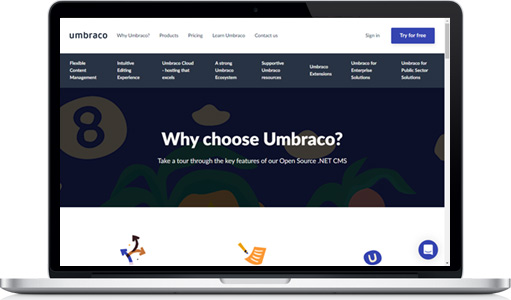 Why Umbraco Laptop 1